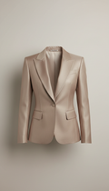 Champagne taupe tailored blazer